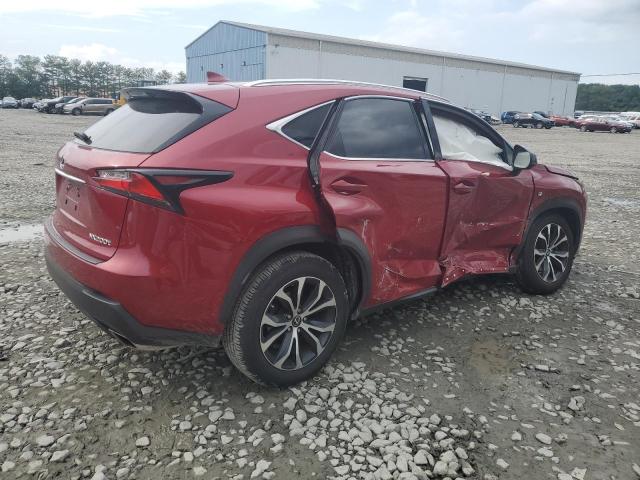 LEXUS NX 200T BA 2016 red  gas JTJBARBZ7G2062965 photo #4