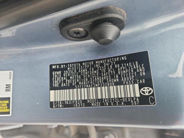 2021 TOYOTA COROLLA LE - 5YFEPMAE2MP232808