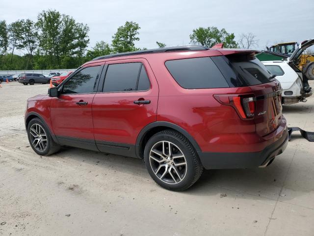 Vin: 1fm5k8gt5hga56156, lot: 60200865, ford explorer sport 20172