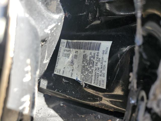 2019 NISSAN MAXIMA S 1N4AA6AV7KC362686