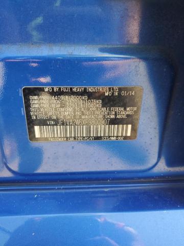 2015 SUBARU WRX STI LA JF1VA2W6XF9800907
