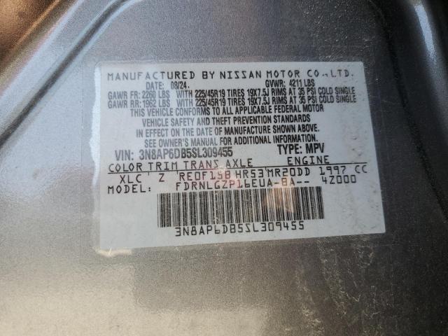 2025 NISSAN KICKS SR 3N8AP6DB5SL309455