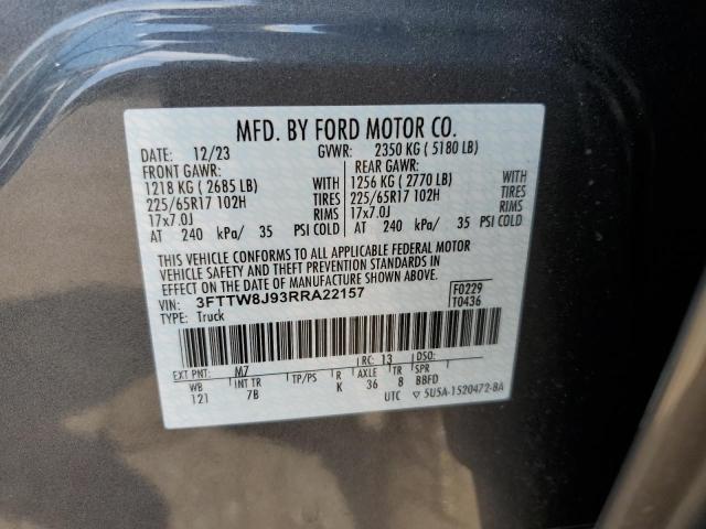 2024 FORD MAVERICK X - 3FTTW8J93RRA22157