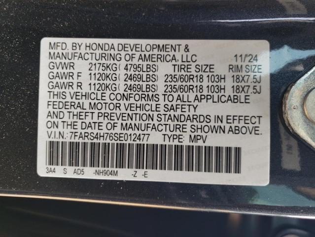 2025 HONDA CR-V EXL 7FARS4H76SE012477