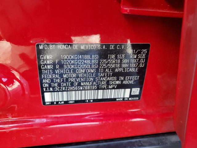 2025 HONDA HR-V SPORT 3CZRZ2H56SM768195