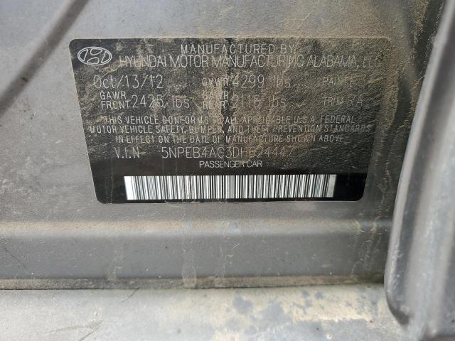 2013 HYUNDAI SONATA GLS - 5NPEB4AC3DH624447