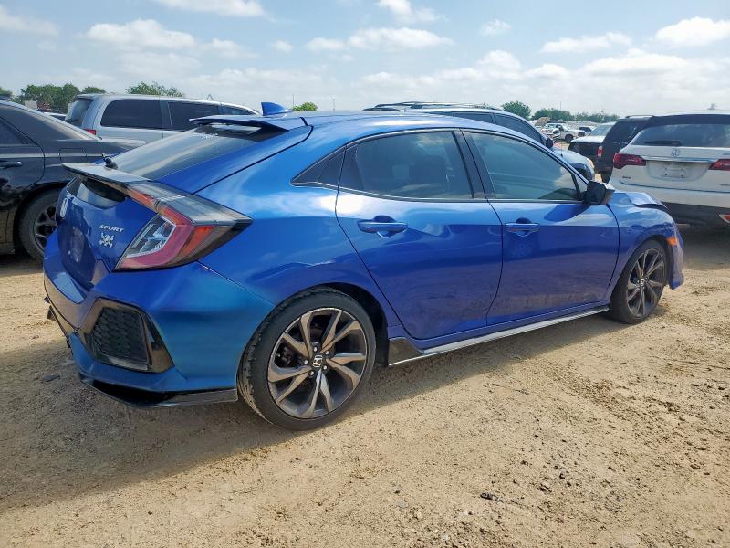 Vin: shhfk7h45ju207537, lot: 59234115, honda civic sport 20183