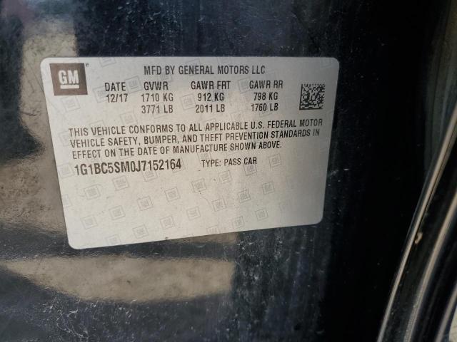 2018 CHEVROLET CRUZE LS 1G1BC5SM0J1715264