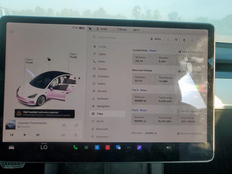 2021 TESLA MODEL 3 5YJ3E1EAXMF032175
