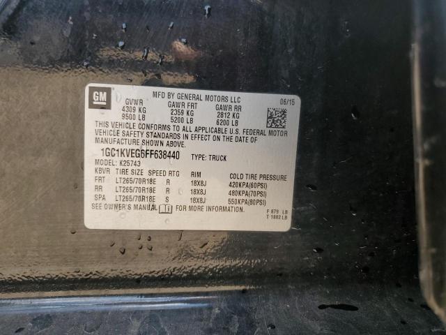 2015 CHEVROLET SILVERADO - 1GC1KVEG6FF638440