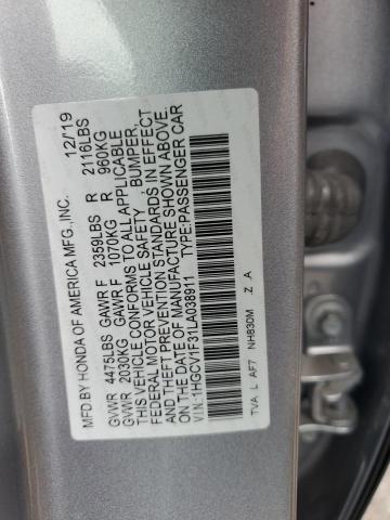 2020 HONDA ACCORD SPO 1HGCV1F31LA038911