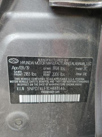 2019 HYUNDAI ELANTRA SE - 5NPD74LF1KH488546