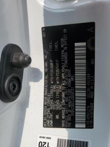2018 TOYOTA SIENNA XLE 5TDYZ3DC5JS926701