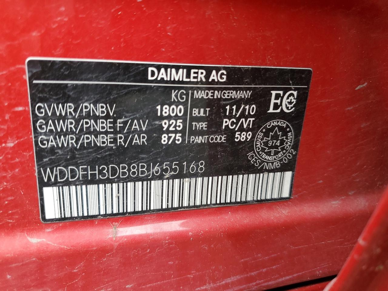 MERCEDES-BENZ B-CLASS B200