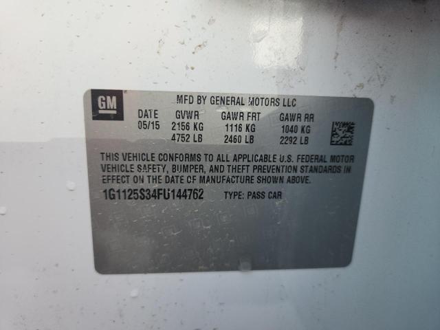 2015 CHEVROLET IMPALA LT 1G1125S34FU144762