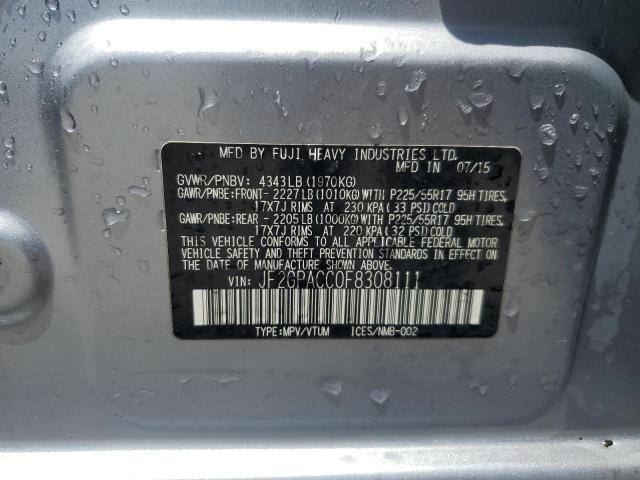 2015 SUBARU XV CROSSTR JF2GPACC0F8308111