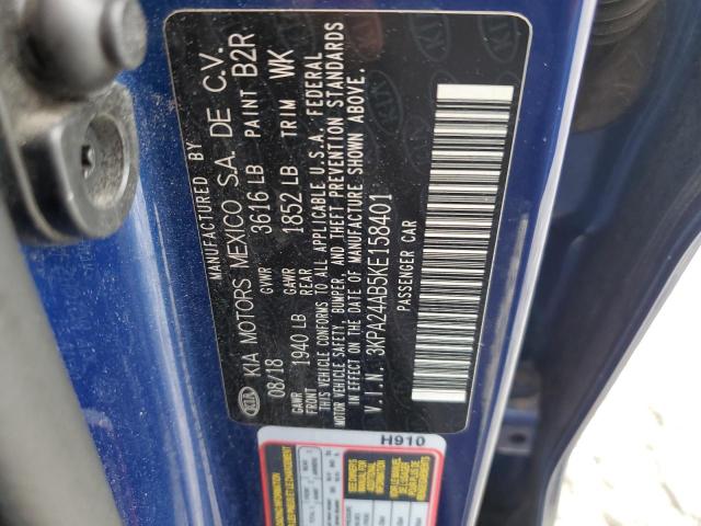 2019 KIA RIO S - 3KPA24AB5KE158401