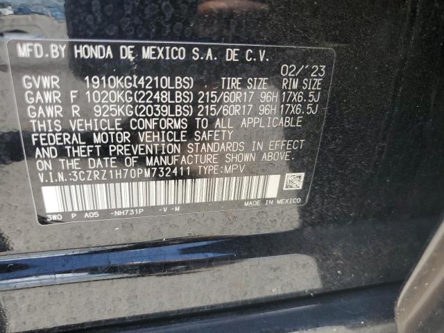 2023 HONDA HR-V EXL 3CZRZ1H70PM732411