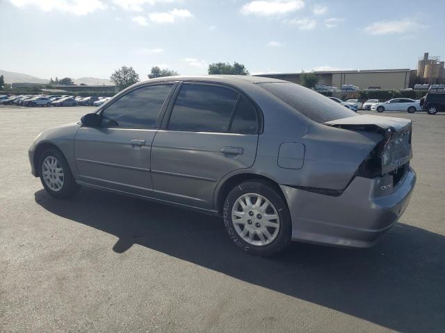 HONDA CIVIC LX 2004 gray  gas 2HGES16534H501718 photo #3