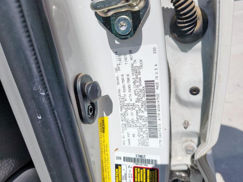 2015 TOYOTA TACOMA DOU - 5TFJU4GN1FX071922