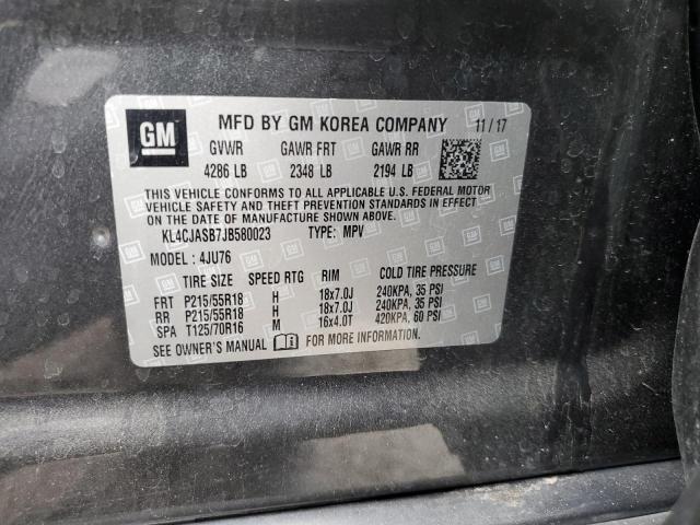 2018 BUICK ENCORE PRE - KL4CJASB7JB580023