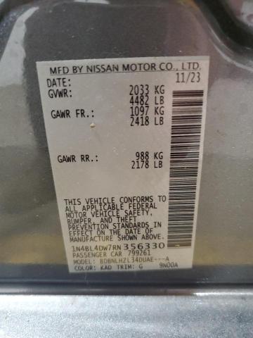 2024 NISSAN ALTIMA SV - 1N4BL4DW7RN356330