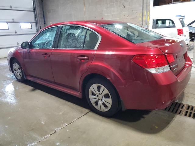 SUBARU LEGACY 2.5 2010 red sedan 4d gas 4S3BMCA62A3235467 photo #3