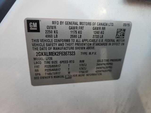 2015 GMC TERRAIN SL - 2GKALMEK2F6367323