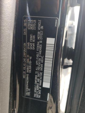 2016 VOLVO S60 PREMIE YV1612TK4G2399410