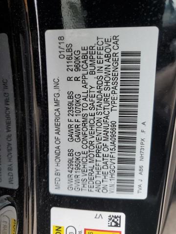 2018 HONDA ACCORD LX 1HGCV1F15JA095690