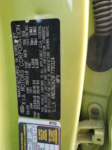 2015 KIA SOUL - KNDJN2A29F7791324