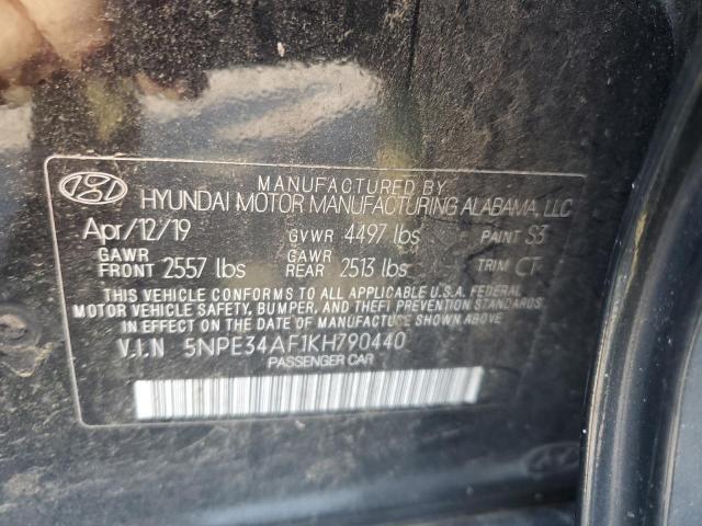 2019 HYUNDAI SONATA LIM 5NPE34AF1KH790440