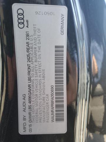 2015 AUDI A5 PREMIUM WAUMFAFR8FA050690