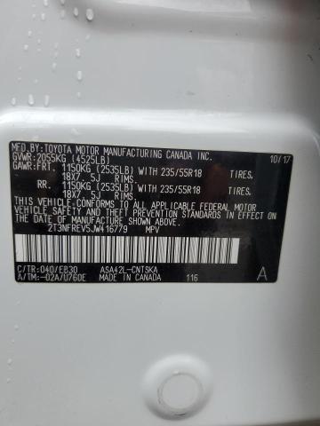 2018 TOYOTA RAV4 SE 2T3NFREV5JW416779