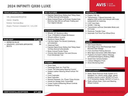 2024 INFINITI QX80 LUXE JN8AZ2AE4R9329183