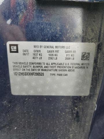 2017 CHEVROLET MALIBU PRE 1G1ZH5SXXHF286528