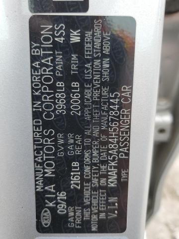 2017 KIA FORTE LX - KNAFK5A84H5678445