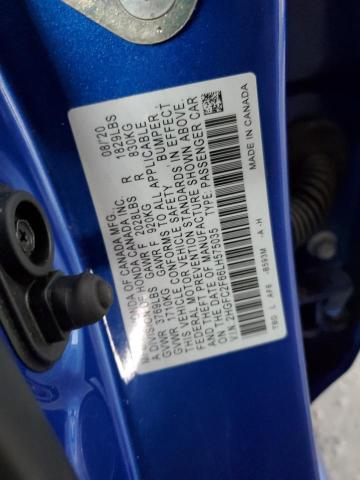 2020 HONDA CIVIC LX - 2HGFC2F66LH575035