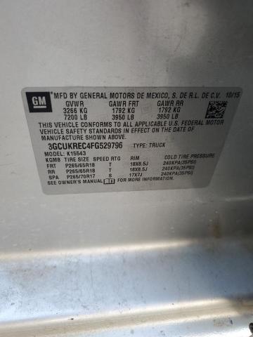 2015 CHEVROLET SILVERADO - 3GCUKREC4FG529796
