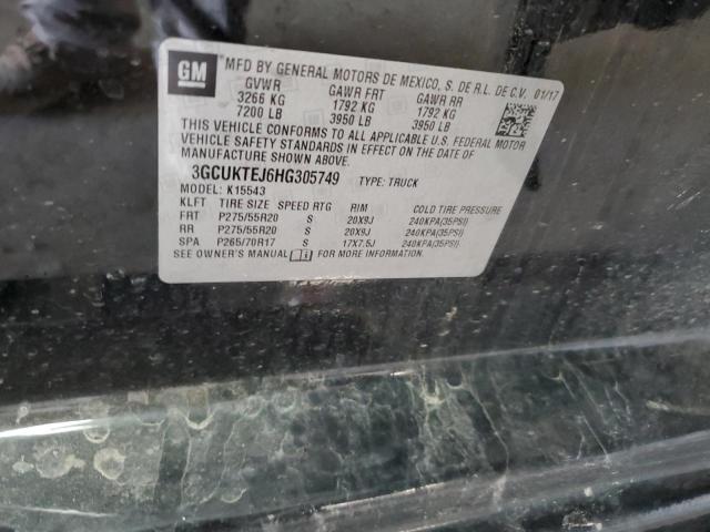 2017 CHEVROLET SILVERADO - 3GCUKTEJ6HG305749