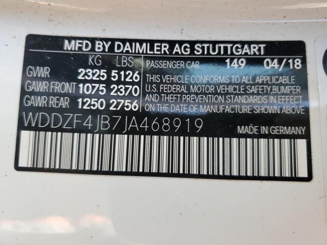 2018 MERCEDES-BENZ E 300 - WDDZF4JB7JA468919