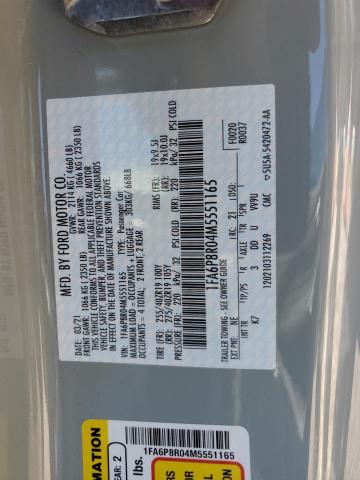 2021 FORD MUSTANG M1 1FA6P8R04M5551165