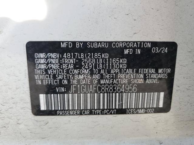 2024 SUBARU IMPREZA SP JF1GUAFC8R8364956