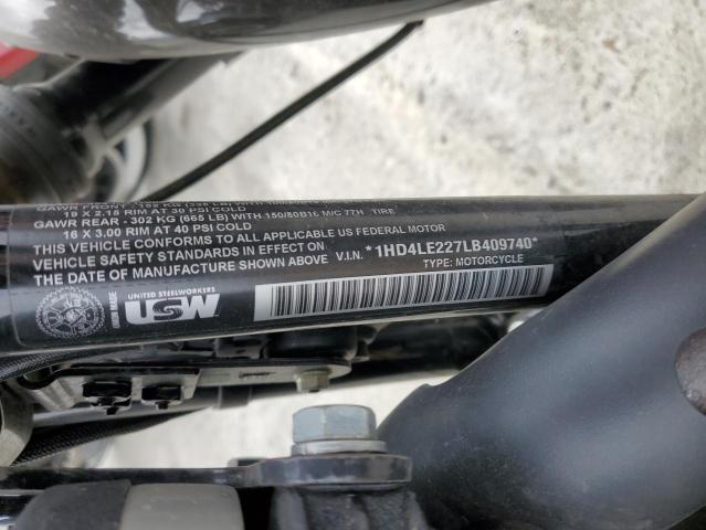 2020 HARLEY-DAVIDSON XL883 N 1HD4LE227LB409740