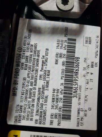 2017 LINCOLN MKZ RESERV - 3LN6L5F95HR636098
