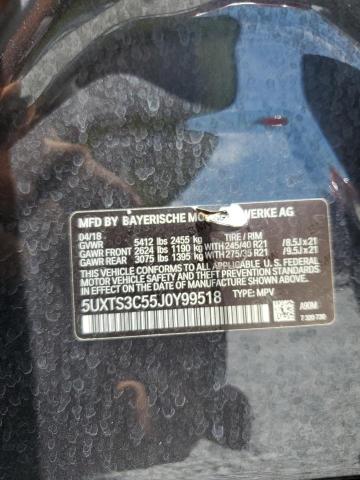 2018 BMW X3 XDRIVEM 5UXTS3C55J0Y99518