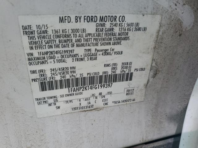 2015 FORD TAURUS SHO 1FAHP2KT4FG199397