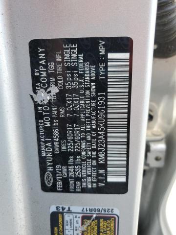 2019 HYUNDAI TUCSON SE KM8J23A45KU961931