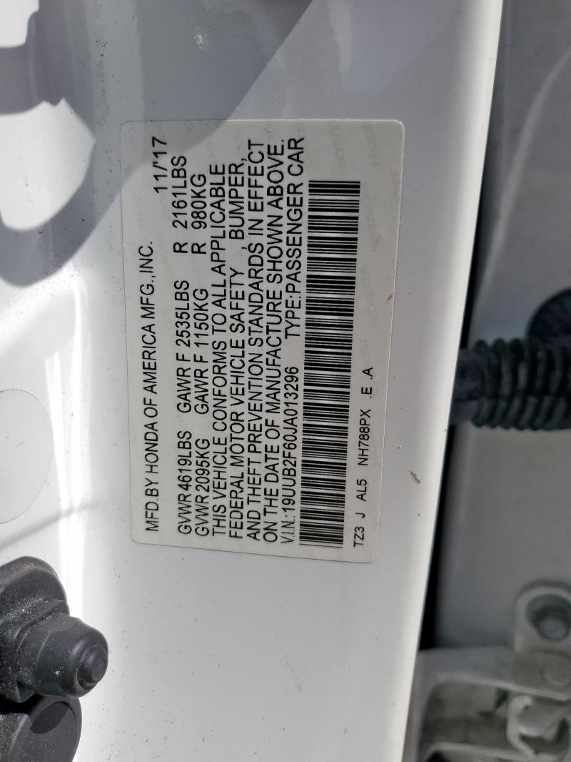 2018 ACURA TLX TECH+A 19UUB2F60JA013296