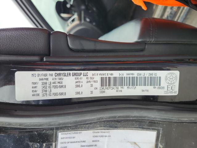 2015 JEEP GRAND CHER - 1C4RJFAG7FC641768